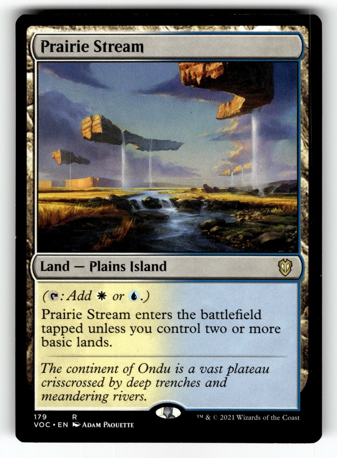 Prairie Stream – 179 VOC: Commander: Innistrad: Crimson Vow R NM