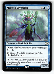 Merfolk Sovereign – 164 LCC: Commander: The Lost Caverns of Ixalan R NM