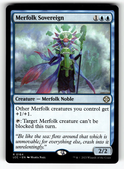 Merfolk Sovereign – 164 LCC: Commander: The Lost Caverns of Ixalan R NM