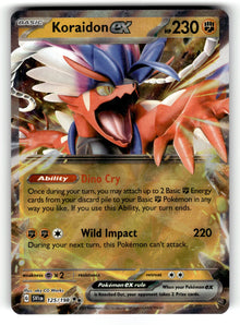 Koraidon ex - – 125/198 SVI: SV01: Scarlet & Violet Base Set Double Rare Holo NM