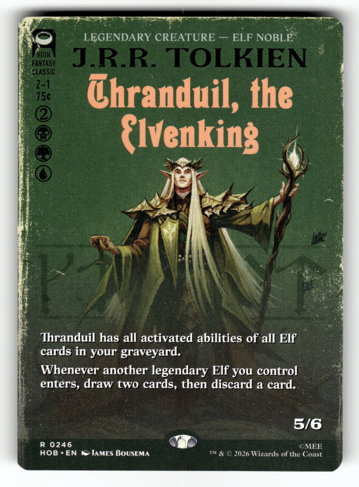 Thranduil, the Elvenking (Borderless) – 246 HOB: The Hobbit R NM