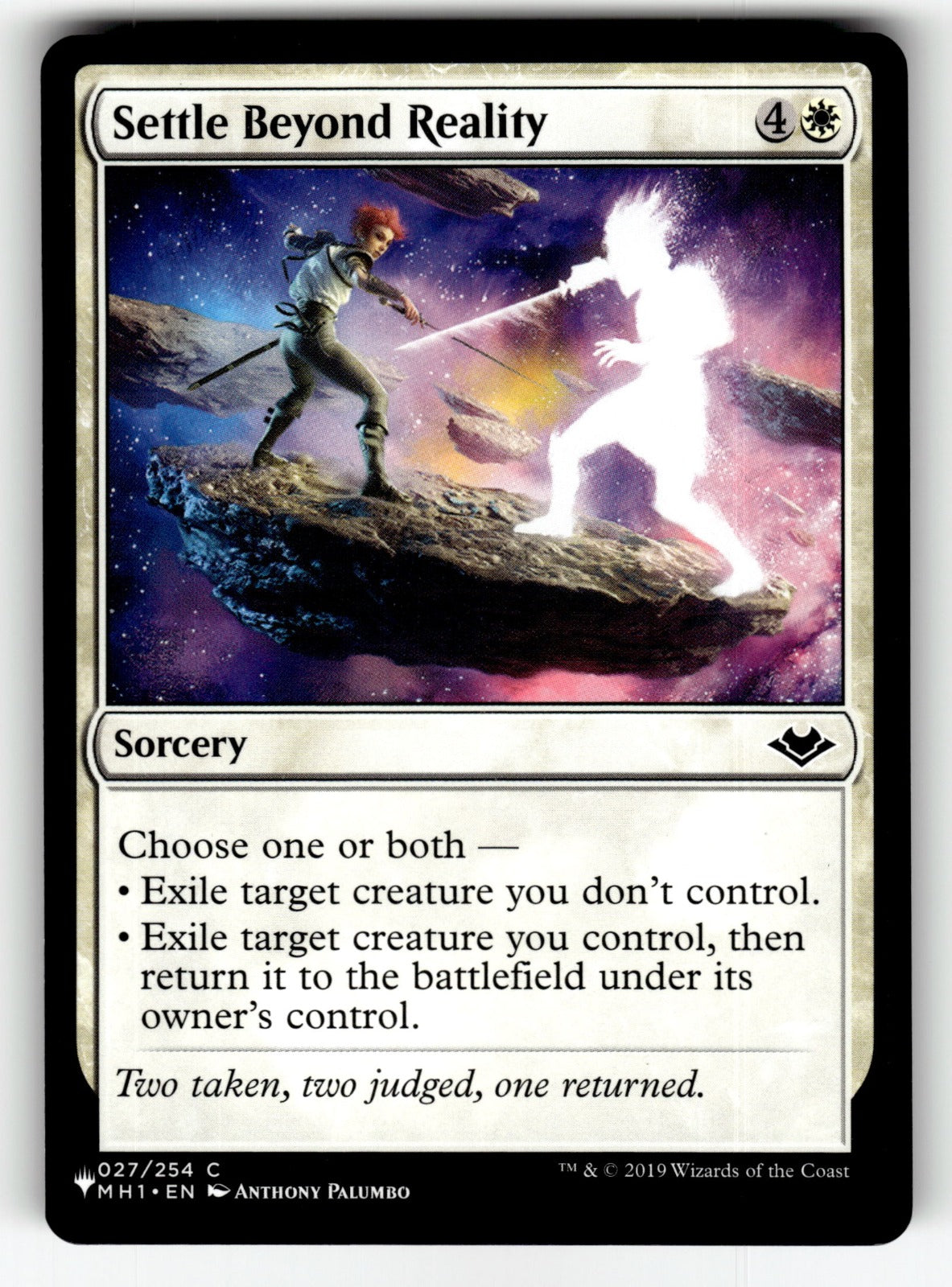Settle Beyond Reality – 027/254 LIST: The List Reprints C NM