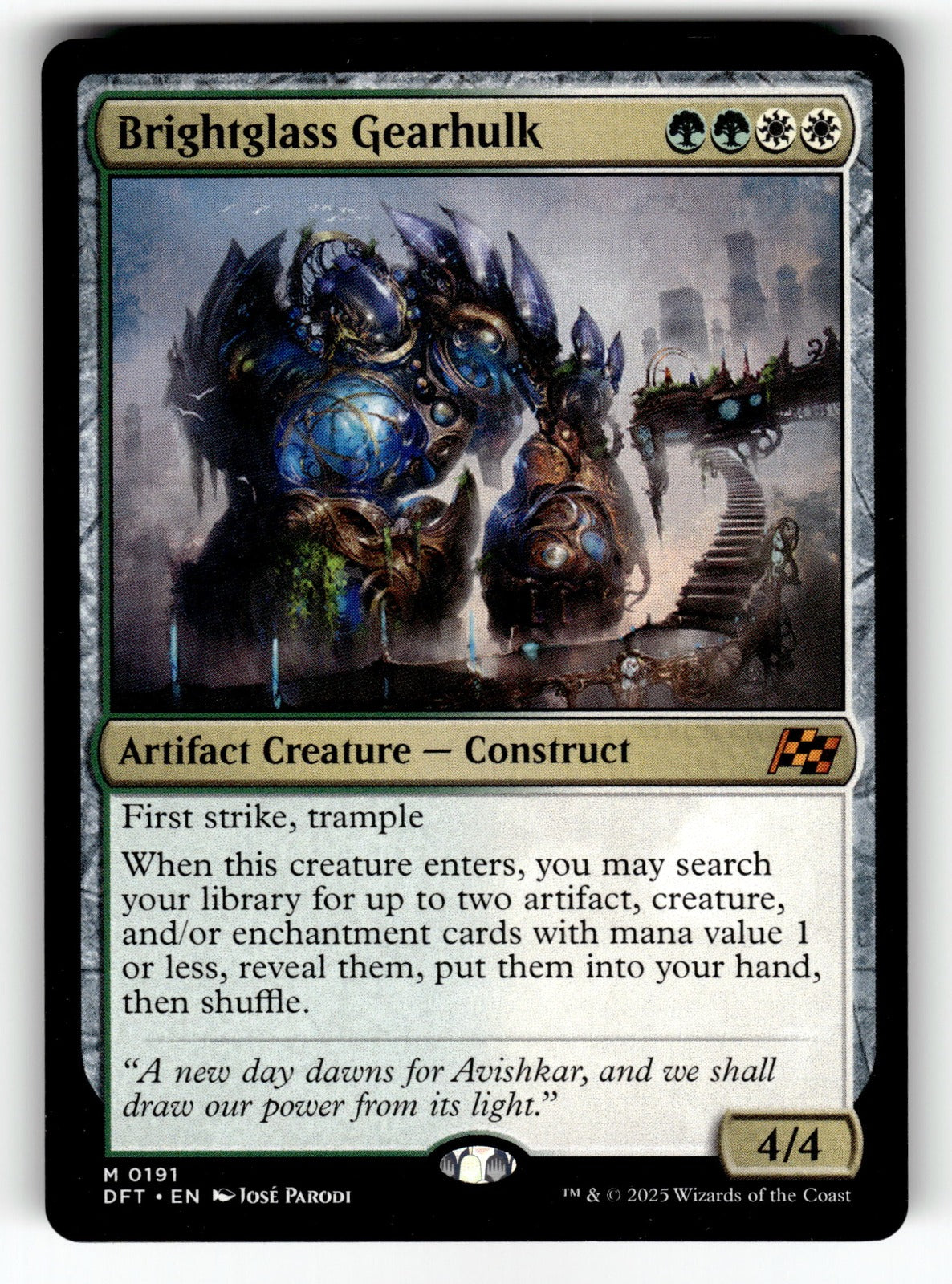 Brightglass Gearhulk – 191 DFT: Aetherdrift M NM