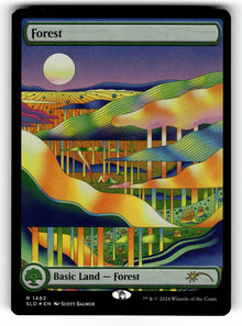 Forest (Rainbow Foil) – 1482 SLD: Secret Lair Drop Series R Foil LP