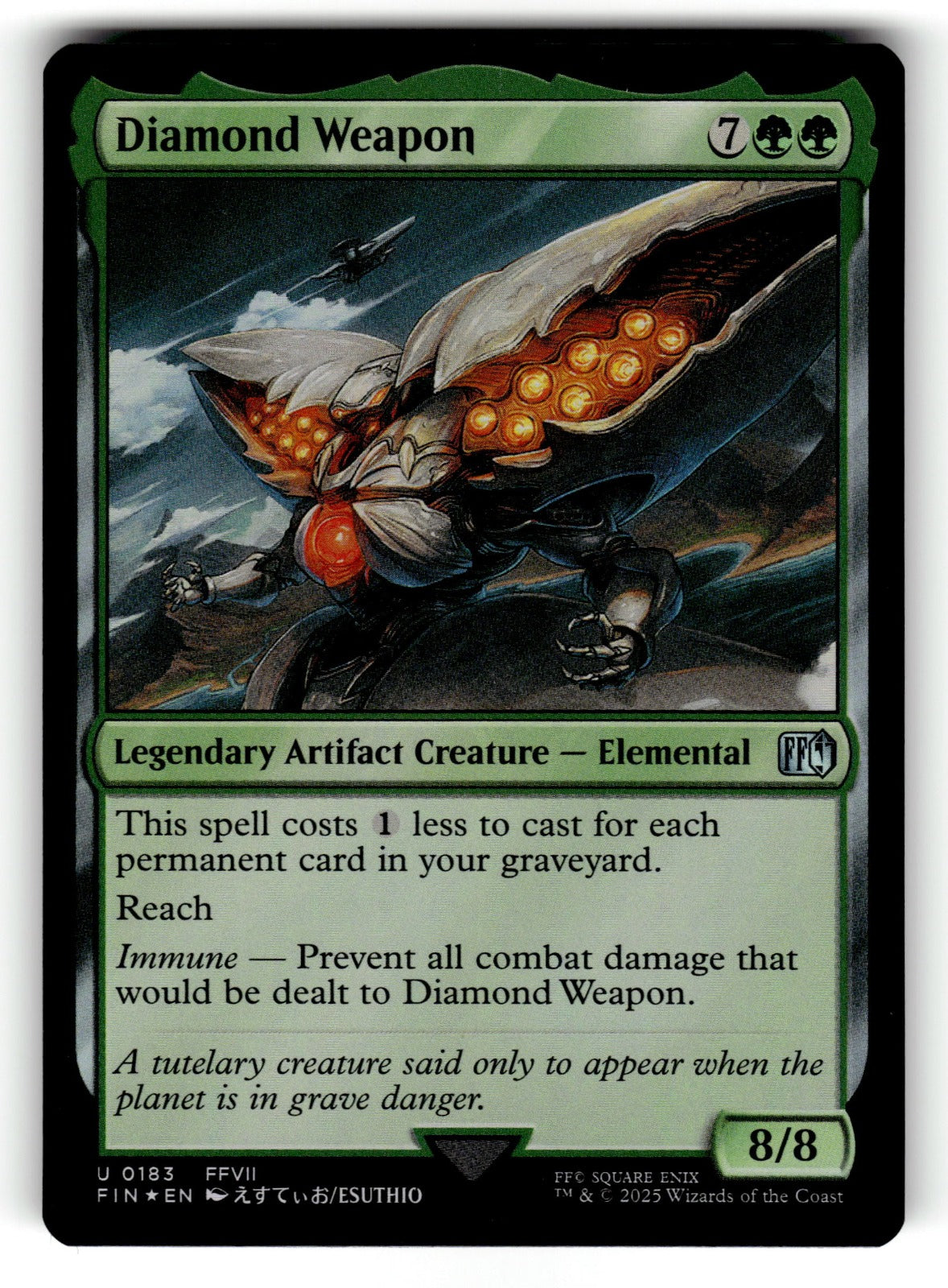 Diamond Weapon – 183 FIN: FINAL FANTASY U Foil LP
