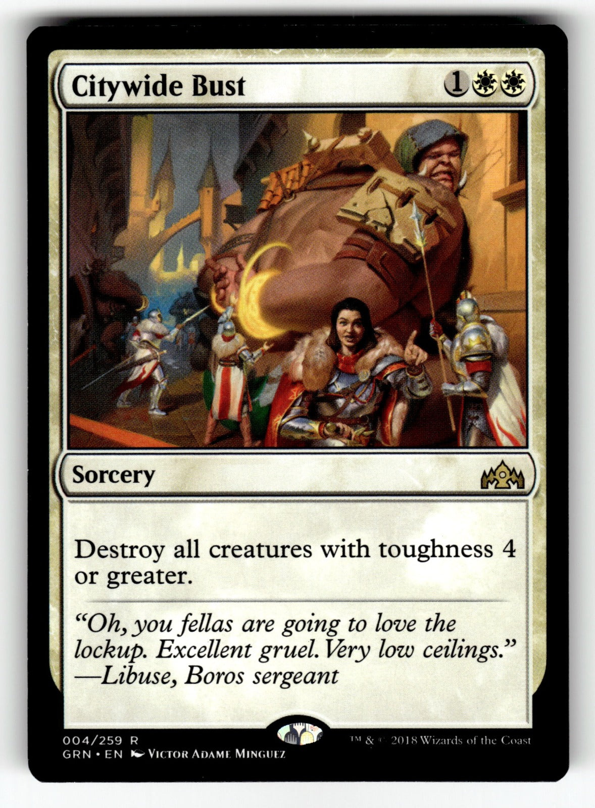 Citywide Bust – 4 GRN: Guilds of Ravnica R LP
