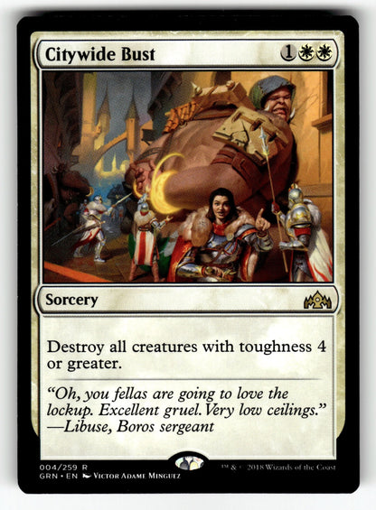 Citywide Bust – 4 GRN: Guilds of Ravnica R LP