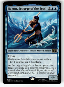 Namor, Scourge of the Seas – 631 MSC: Commander: Marvel Super Heroes R Foil NM
