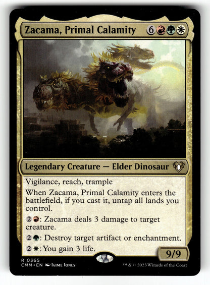 Zacama, Primal Calamity – 365 CMM: Commander Masters R NM