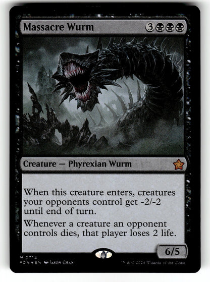 Massacre Wurm – 714 FDN: Foundations M Foil NM