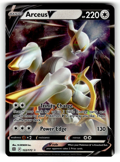 Arceus V – 122/172 SWSH09: SWSH09: Brilliant Stars Ultra Rare Holo NM