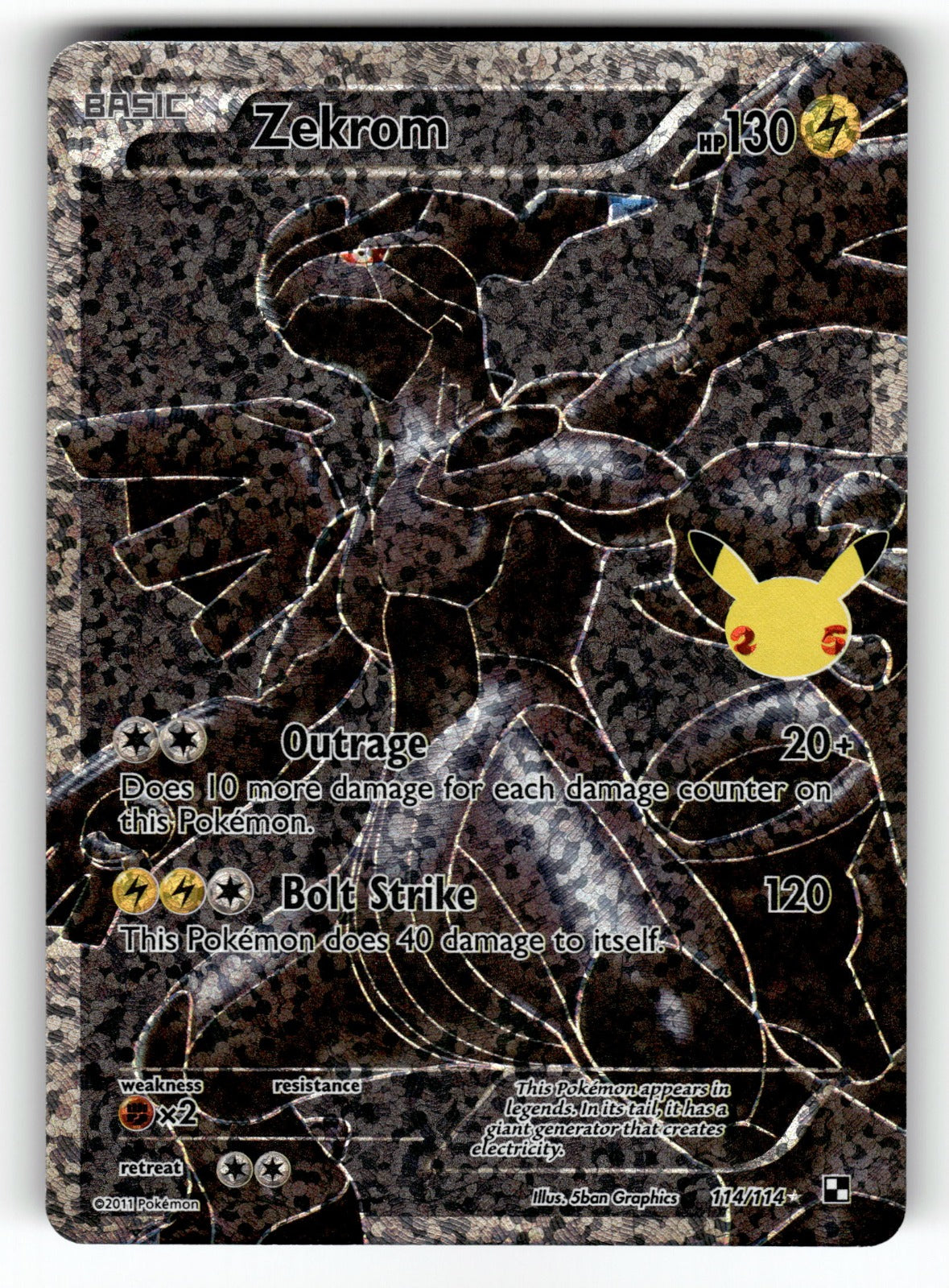 Zekrom – 114/114 CCC: Celebrations: Classic Collection Classic Collection Holo NM