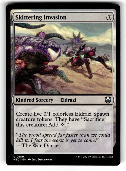 Skittering Invasion – 159 M3C: Commander: Modern Horizons 3 U LP