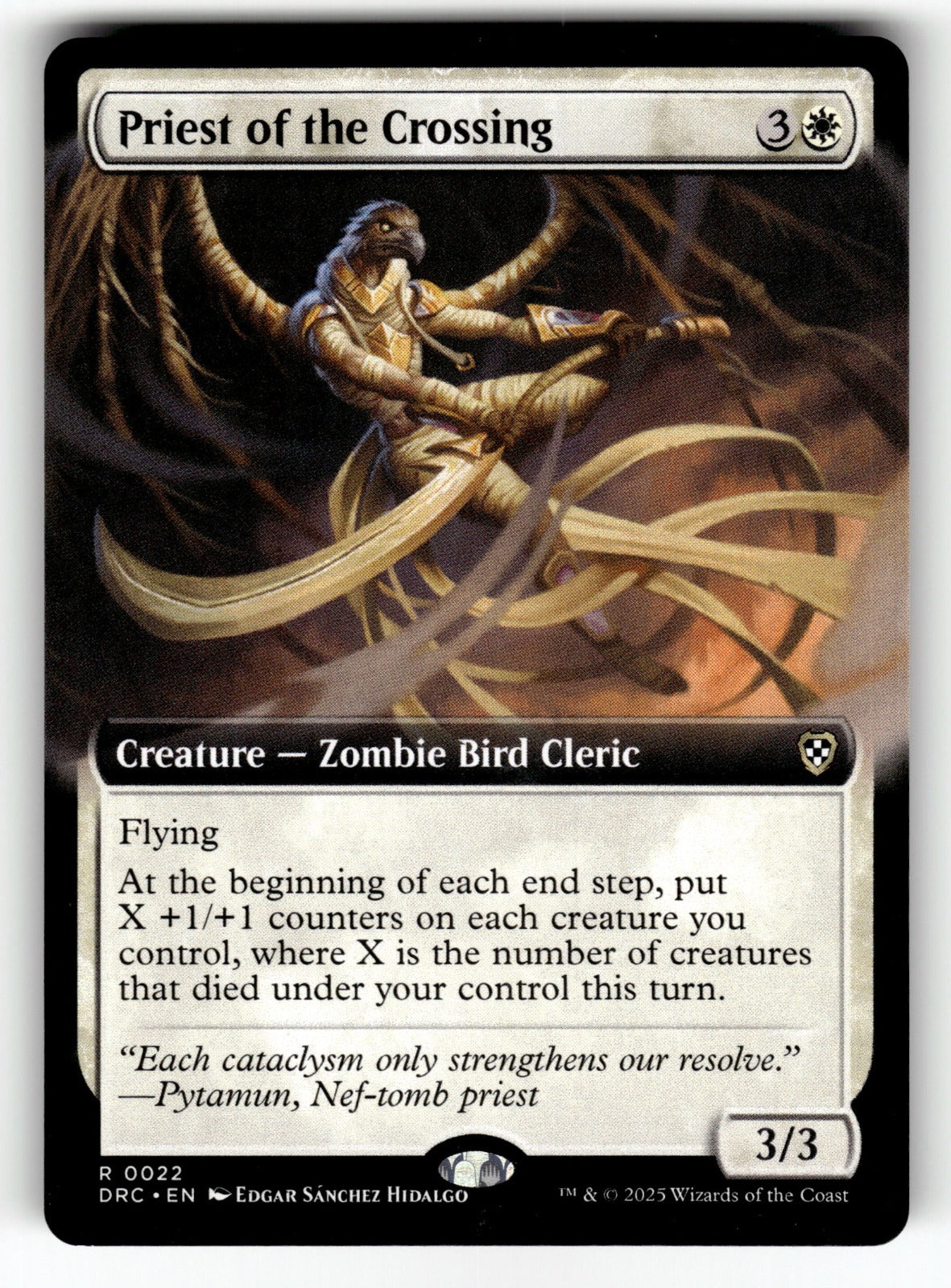 Priest of the Crossing (Extended Art) – 22 DRC: Commander: Aetherdrift R NM