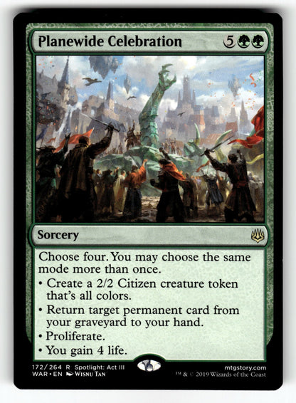 Planewide Celebration – 172 WAR: War of the Spark R NM