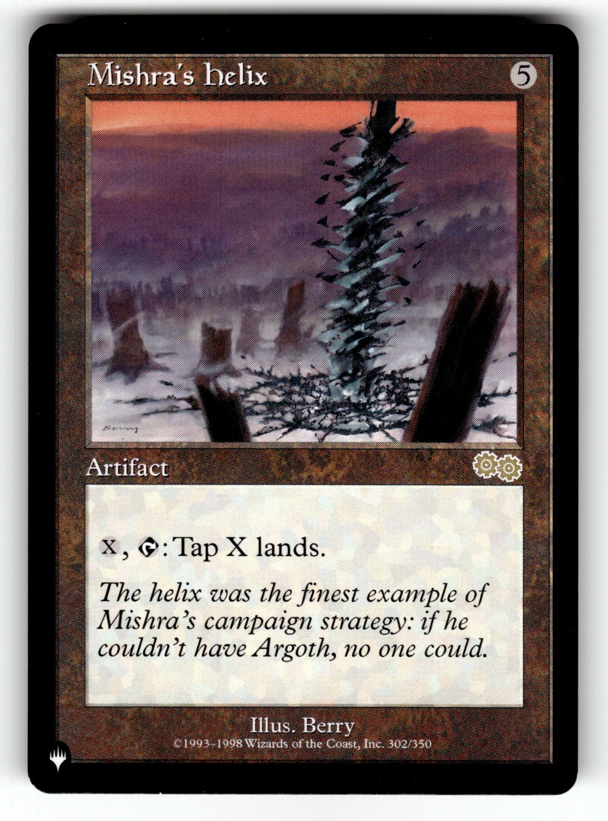 Mishra's Helix – 302/350 LIST: The List Reprints R LP