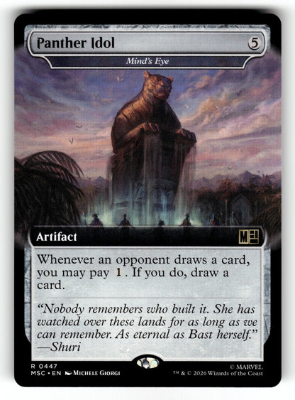 Panther Idol - Mind's Eye (Extended Art) – 447 MSC: Commander: Marvel Super Heroes R NM