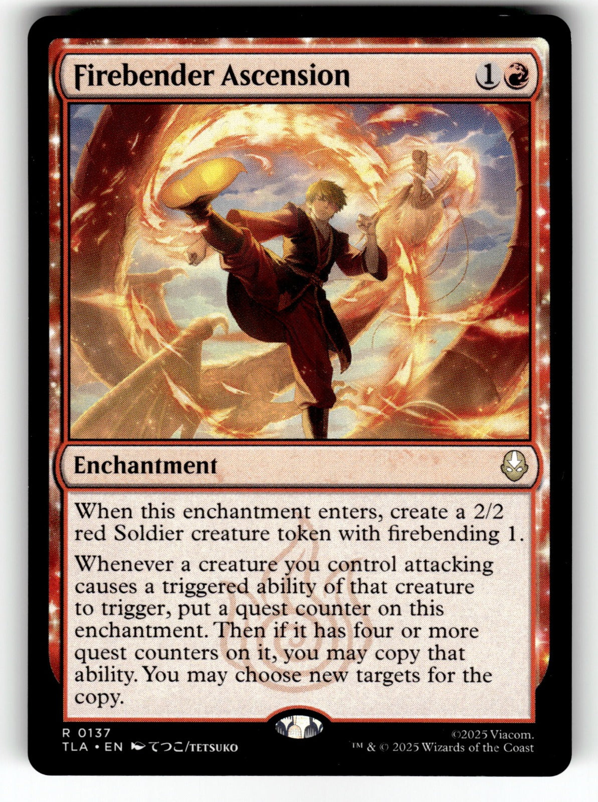 Firebender Ascension – 137 TLA: Avatar: The Last Airbender R NM