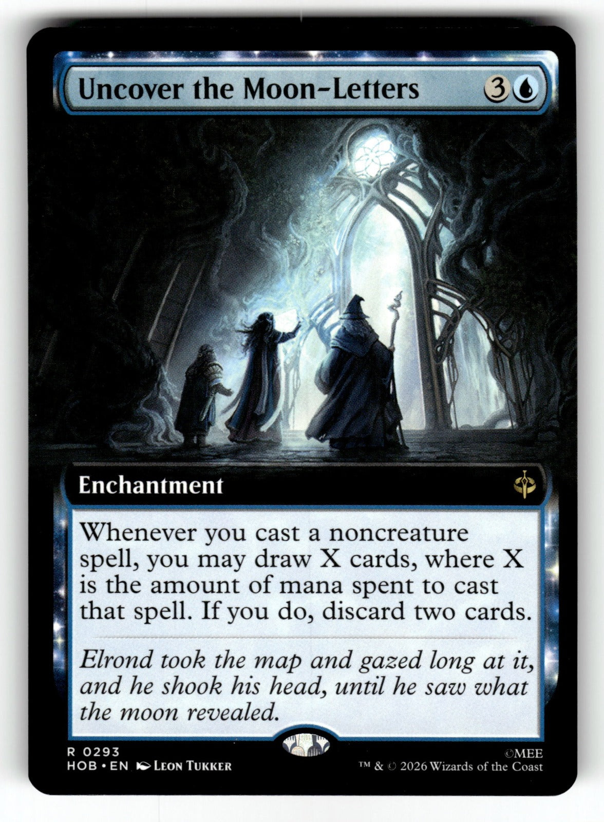 Uncover the Moon-Letters (Extended Art) – 293 HOB: The Hobbit R NM