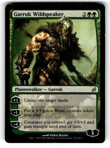 Garruk Wildspeaker – 213 LRW: Lorwyn R LP