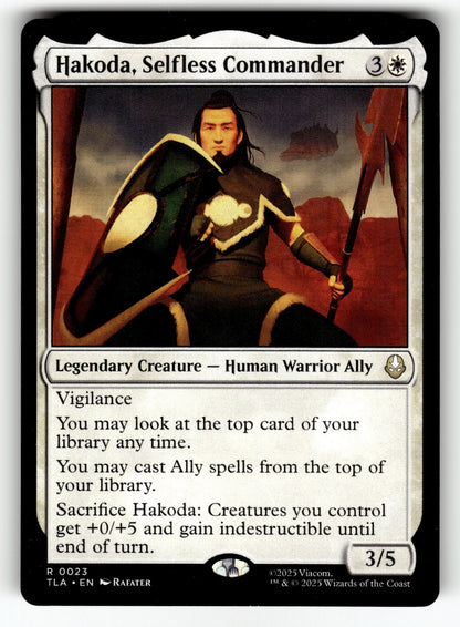 Hakoda, Selfless Commander – 23 TLA: Avatar: The Last Airbender R NM