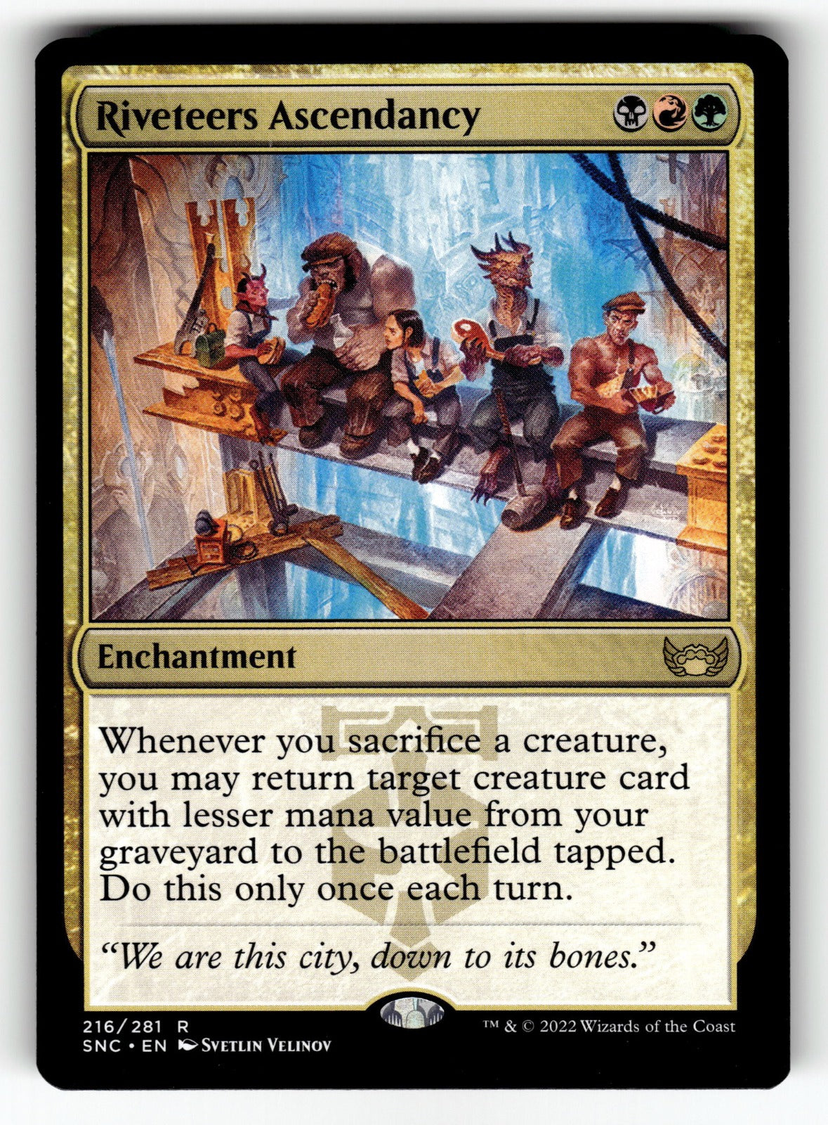 Riveteers Ascendancy – 216 PRE: Prerelease Cards R FoilNM