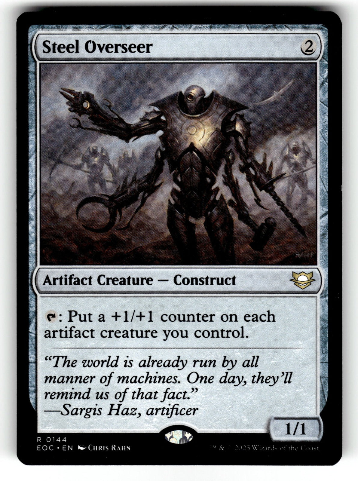 Steel Overseer – 144 EOC: Commander: Edge of Eternities R NM