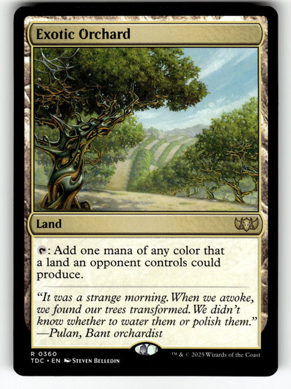 Exotic Orchard – 360 TDC: Commander: Tarkir: Dragonstorm R NM