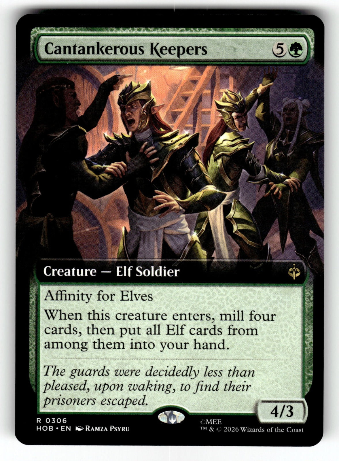 Cantankerous Keepers (Extended Art) – 306 HOB: The Hobbit R NM