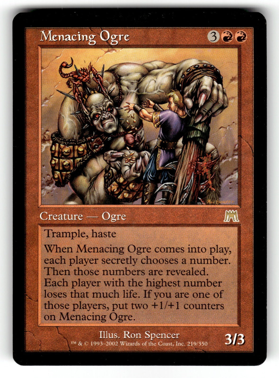 Menacing Ogre – 219 ONS: Onslaught R MP