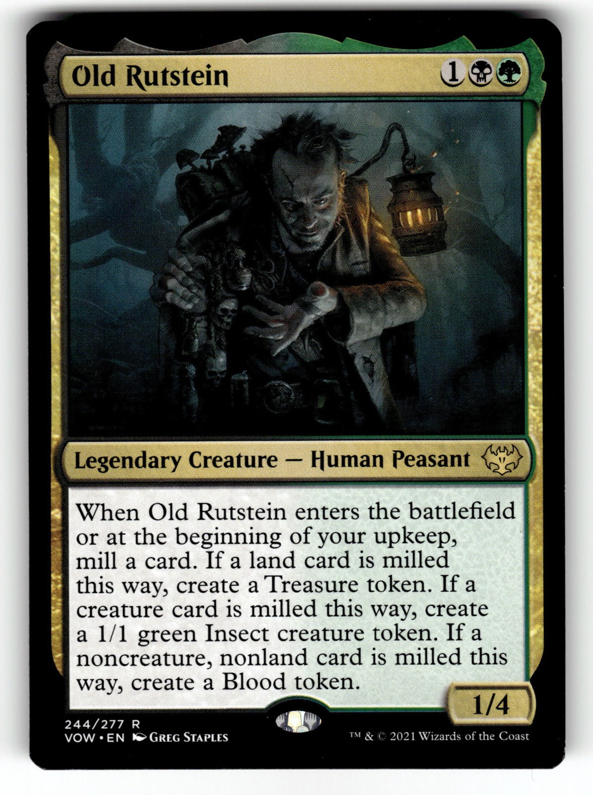 Old Rutstein – 244 VOW: Innistrad: Crimson Vow R NM