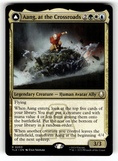 Aang, at the Crossroads – 203 TLA: Avatar: The Last Airbender R NM