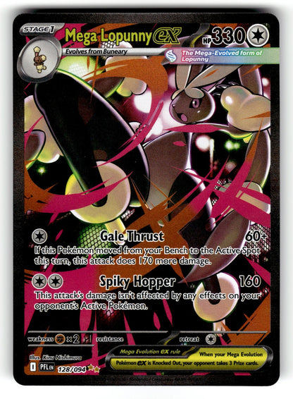 Mega Lopunny ex – 128/094 PFL: ME02: Phantasmal Flames Special Illustration Rare HoloMP