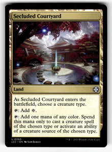 Secluded Courtyard – 350 LCC: Commander: The Lost Caverns of Ixalan U NM
