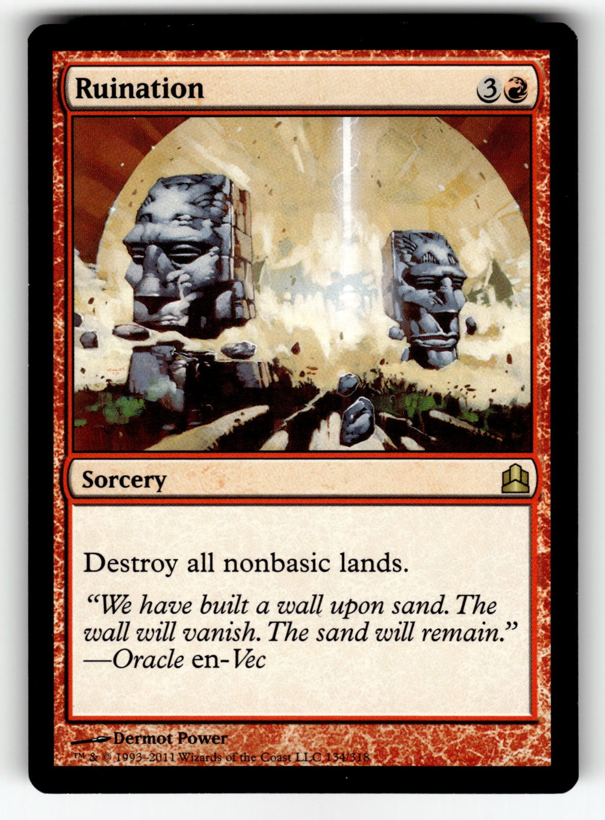 Ruination – 134 CMD: Commander R NM