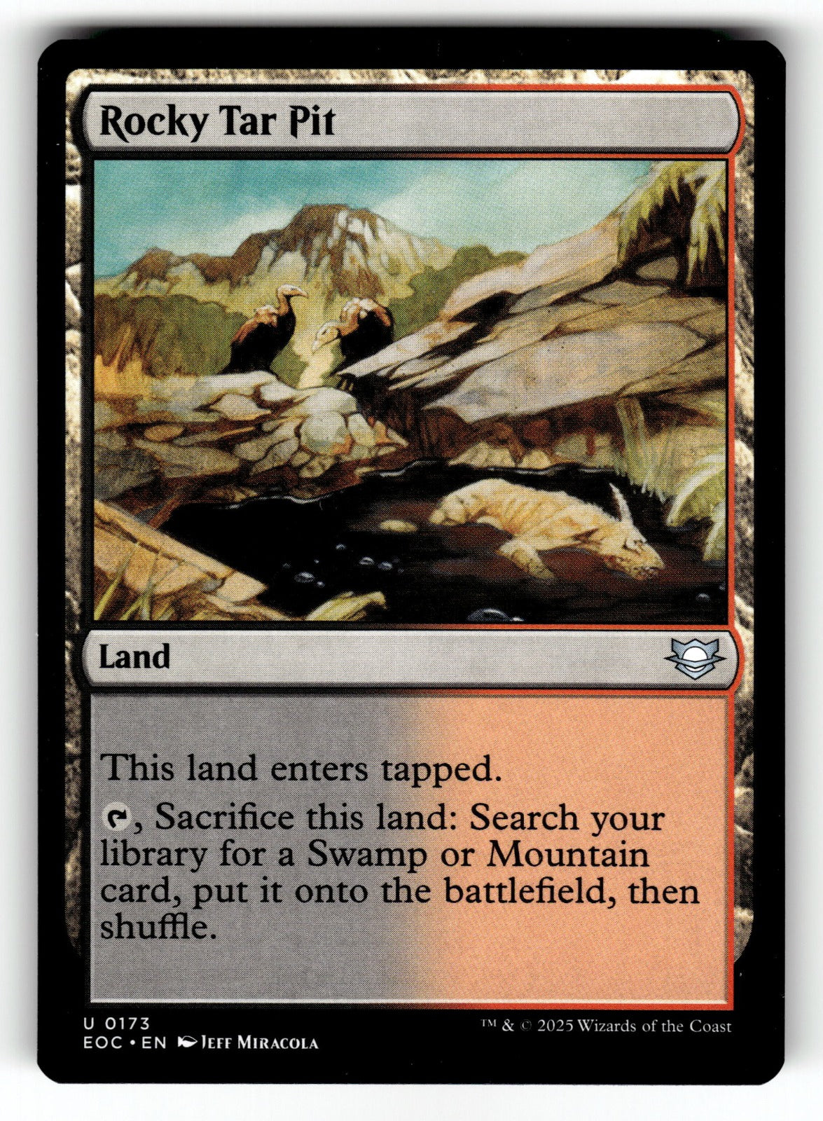 Rocky Tar Pit – 173 EOC: Commander: Edge of Eternities U NM