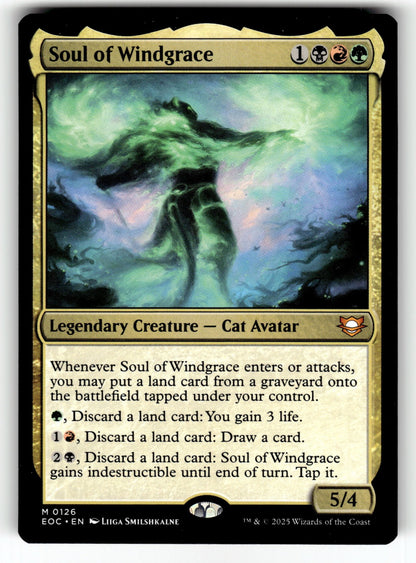 Soul of Windgrace – 126 EOC: Commander: Edge of Eternities M NM