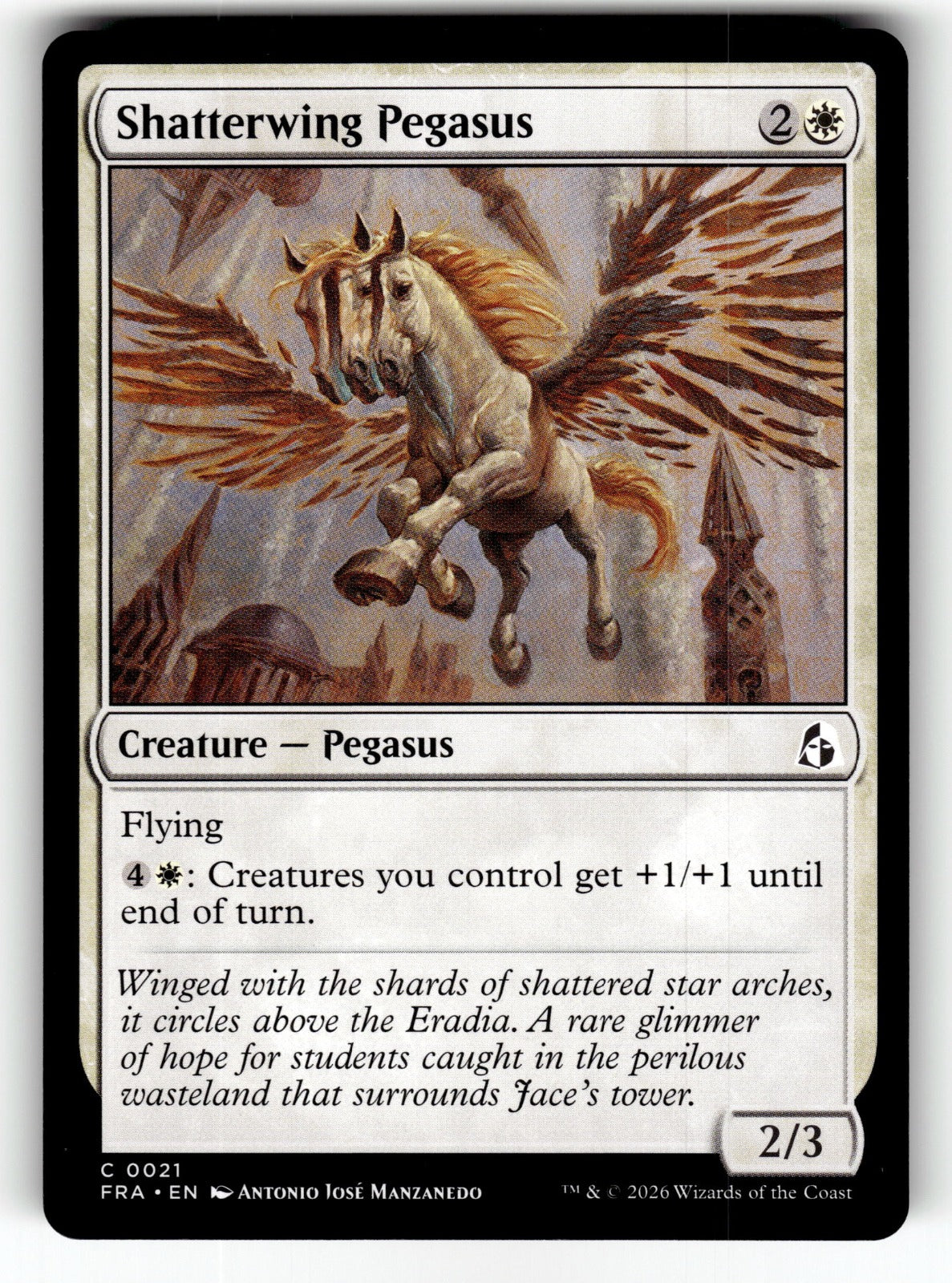 Shatterwing Pegasus – 21 FRA: Reality Fracture C NM