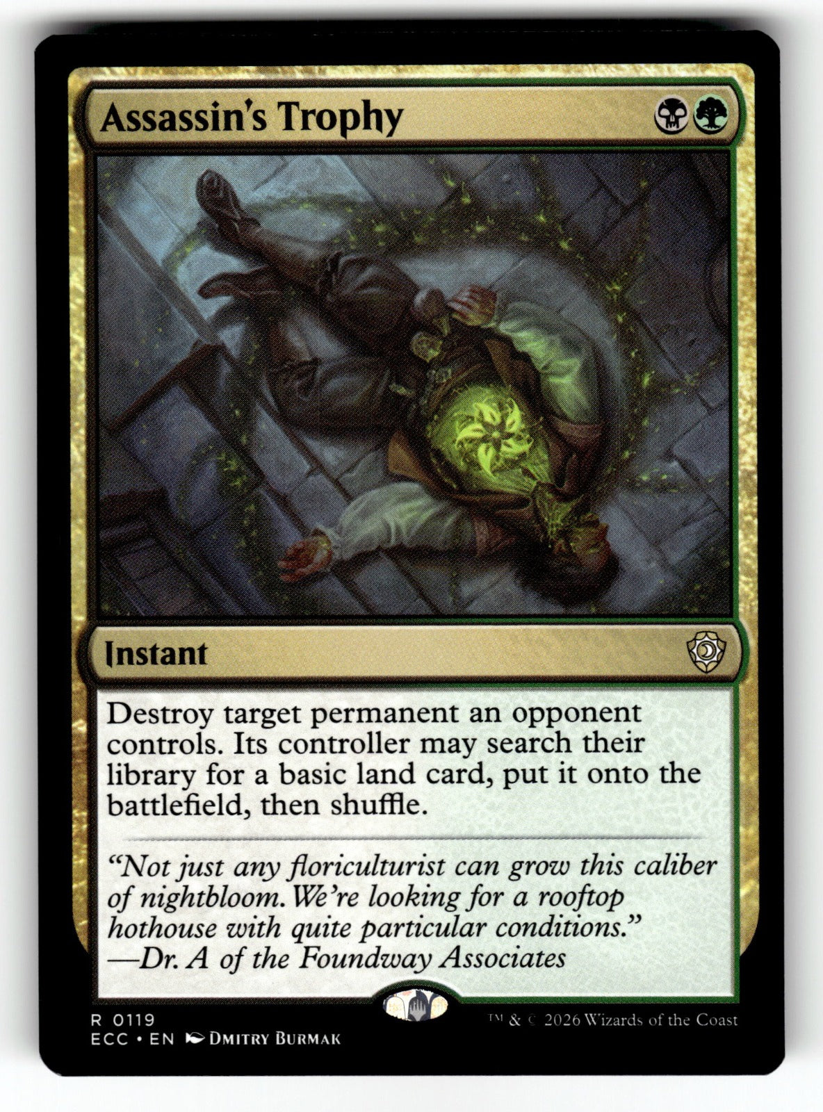 Assassin's Trophy – 119 ECC: Commander: Lorwyn Eclipsed R NM