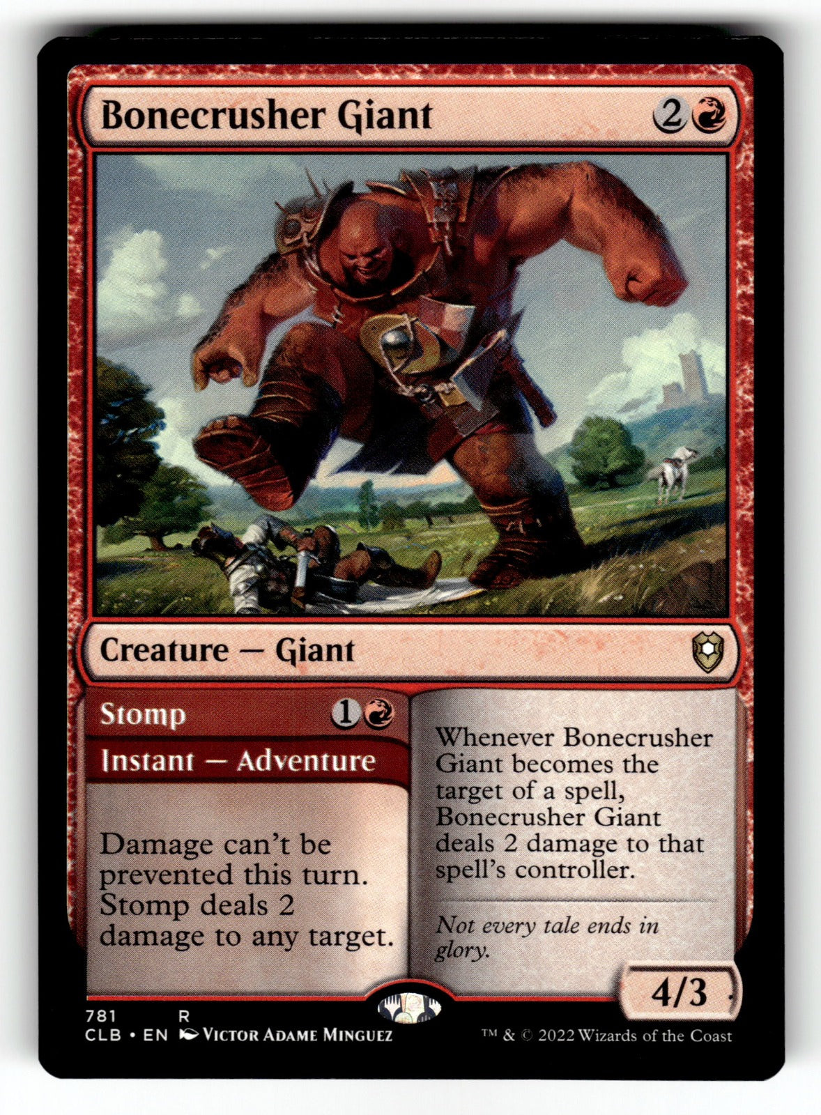 Bonecrusher Giant – 781 CLB: Commander Legends: Battle for Baldur's Gate R NM
