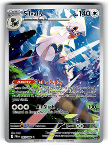 Silvally – 095/084 PBL: ME05: Pitch Black Illustration Rare Holo NM
