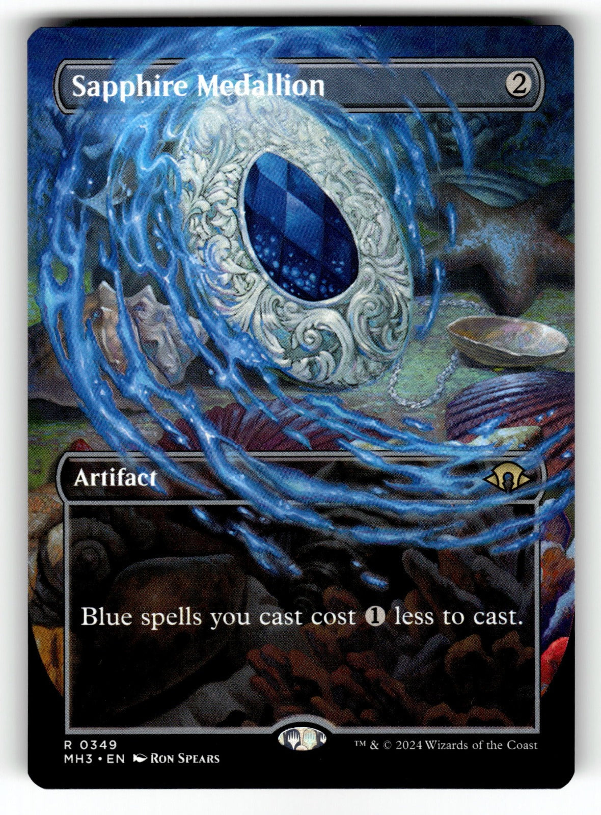 Sapphire Medallion (Borderless) – 349 MH3: Modern Horizons 3 R NM