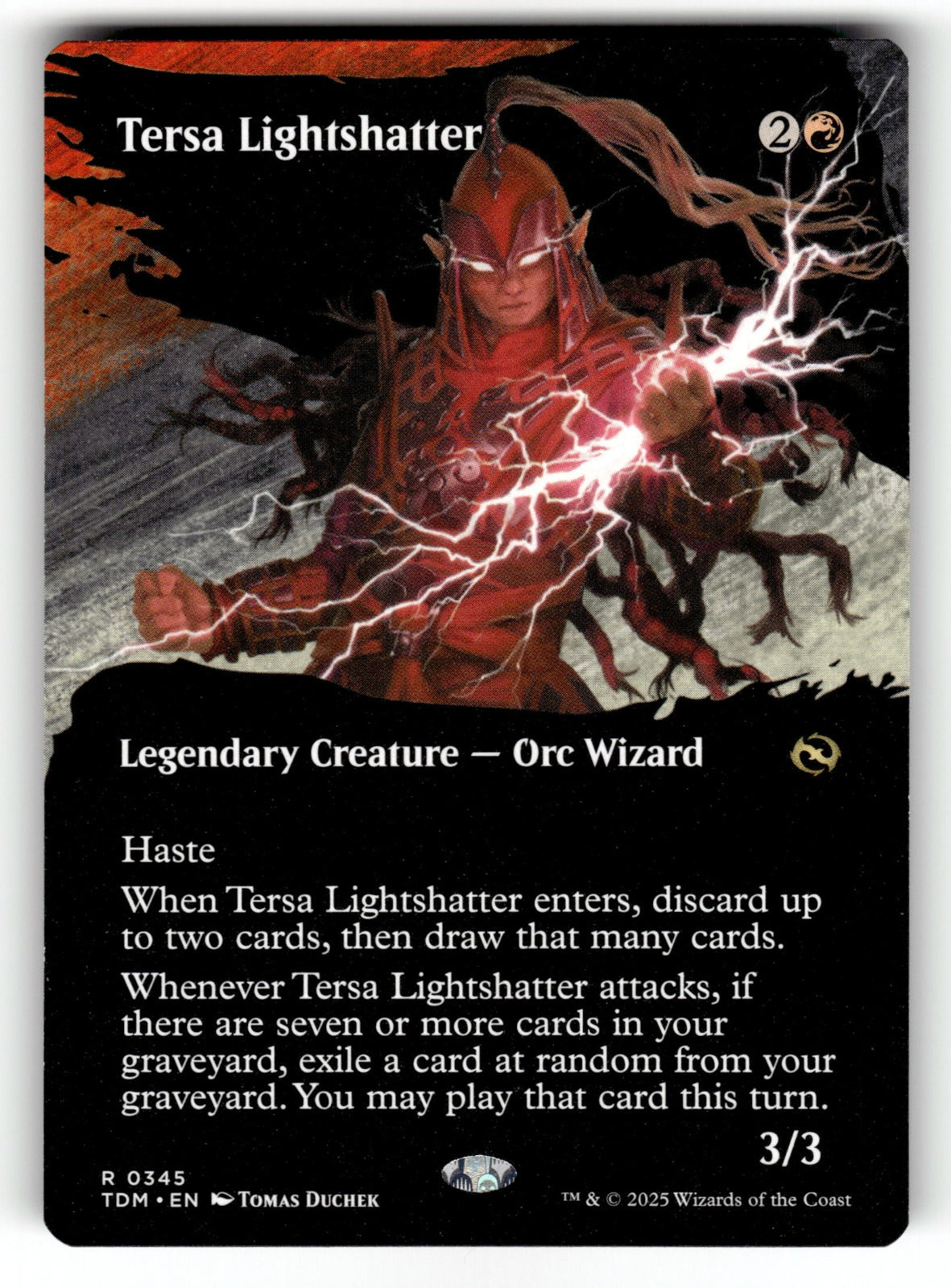 Tersa Lightshatter (Borderless) – 345 TDM: Tarkir: Dragonstorm R NM