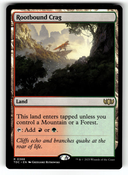 Rootbound Crag – 388 TDC: Commander: Tarkir: Dragonstorm R NM