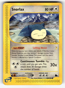 Snorlax – 100/144 SK: Skyridge Common MP
