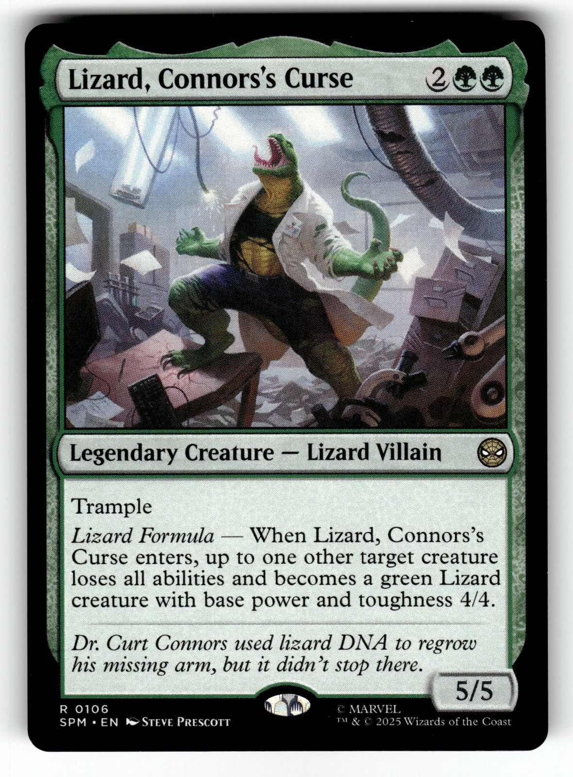 Lizard, Connors's Curse – 106 SPM: Marvel's Spider-Man R NM