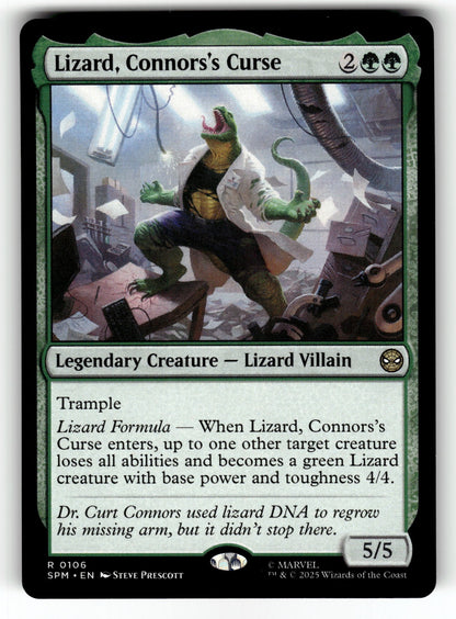 Lizard, Connors's Curse – 106 SPM: Marvel's Spider-Man R NM