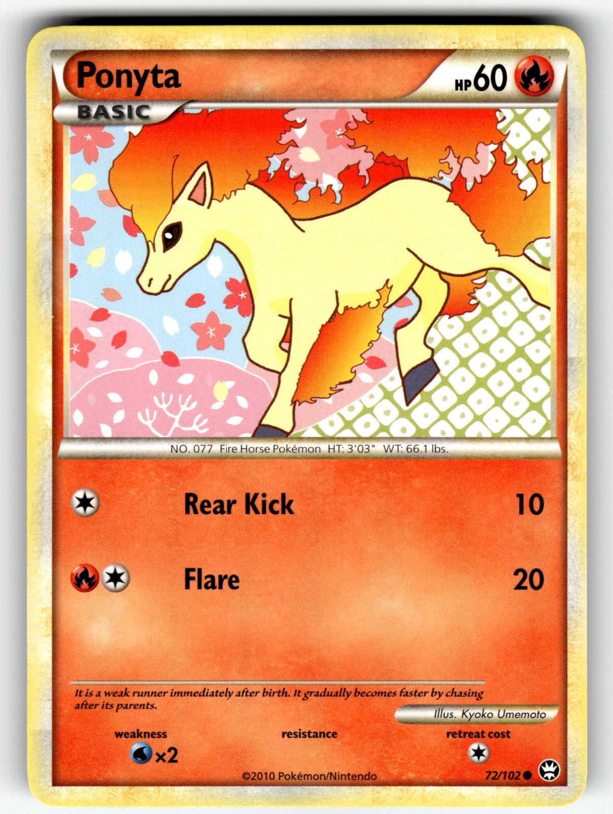 Ponyta – 72/102 TM: Triumphant Common NM