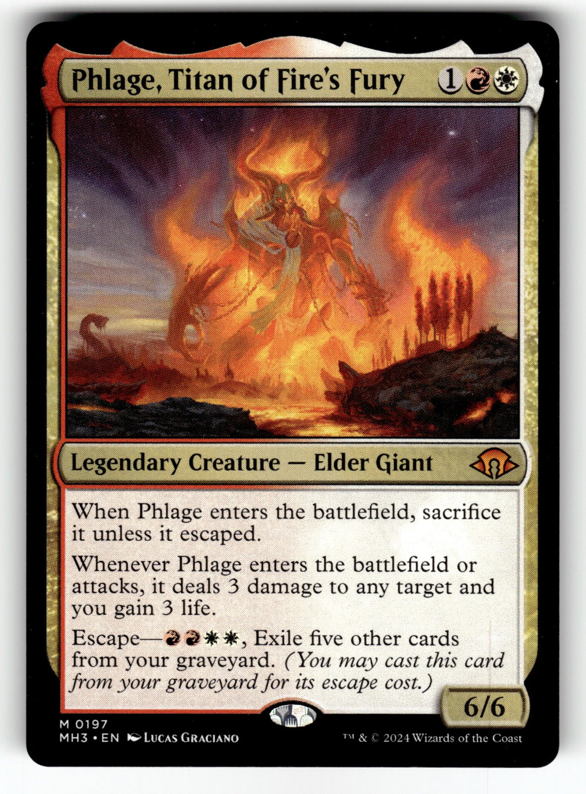 Phlage, Titan of Fire's Fury – 197 MH3: Modern Horizons 3 M NM