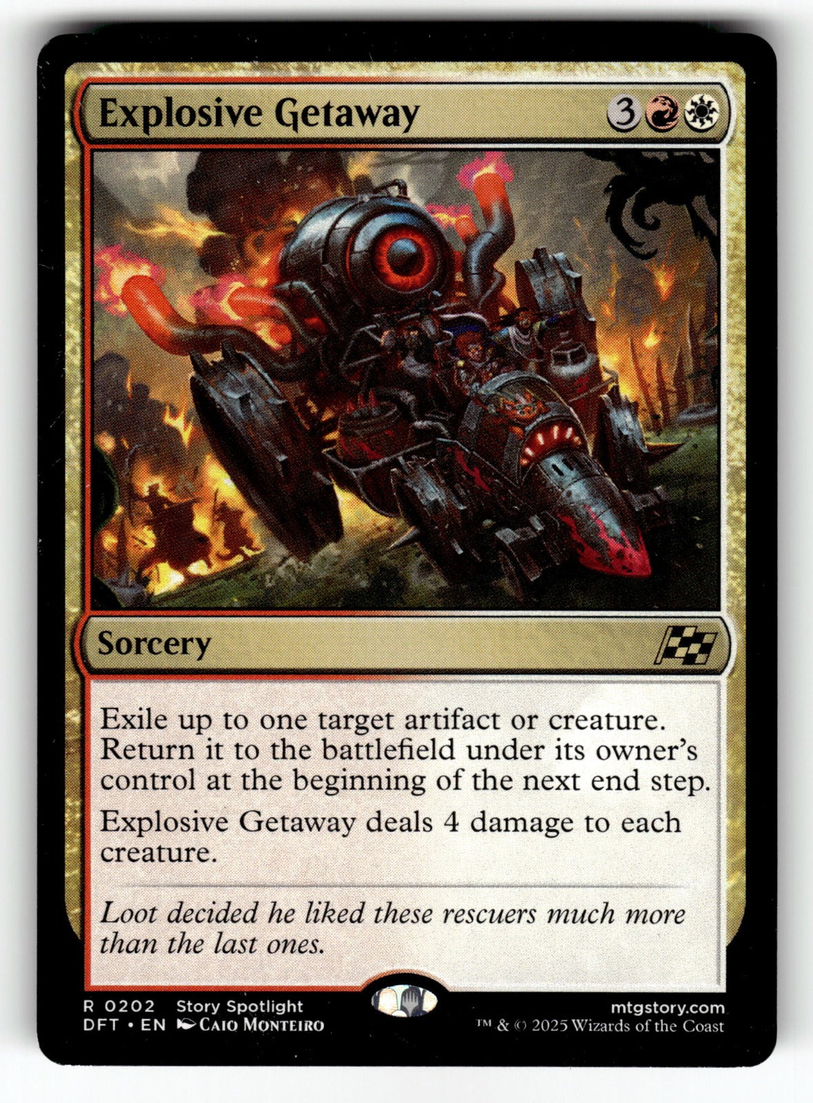 Explosive Getaway – 202 DFT: Aetherdrift R NM